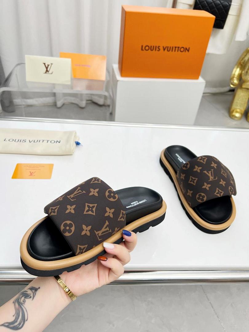 Louis Vuitton Velcro Slippers - Image 6