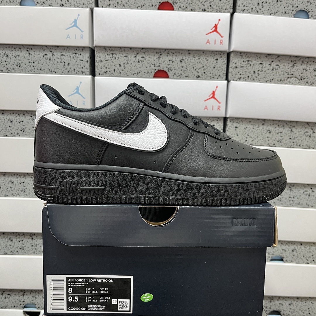 Nike Air Force 1 Low QS (Black White)