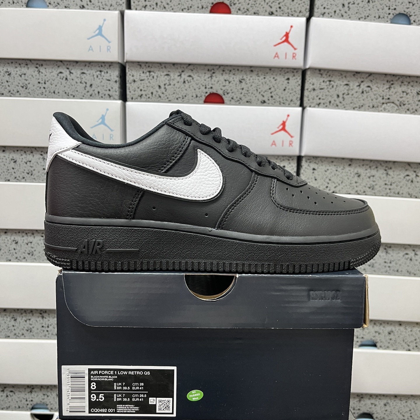 Nike Air Force 1 Low QS (Black White) - Image 10