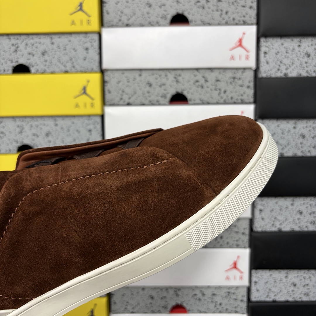 Zegna Deerskin Triple Stitch (Dark Brown) - Image 4