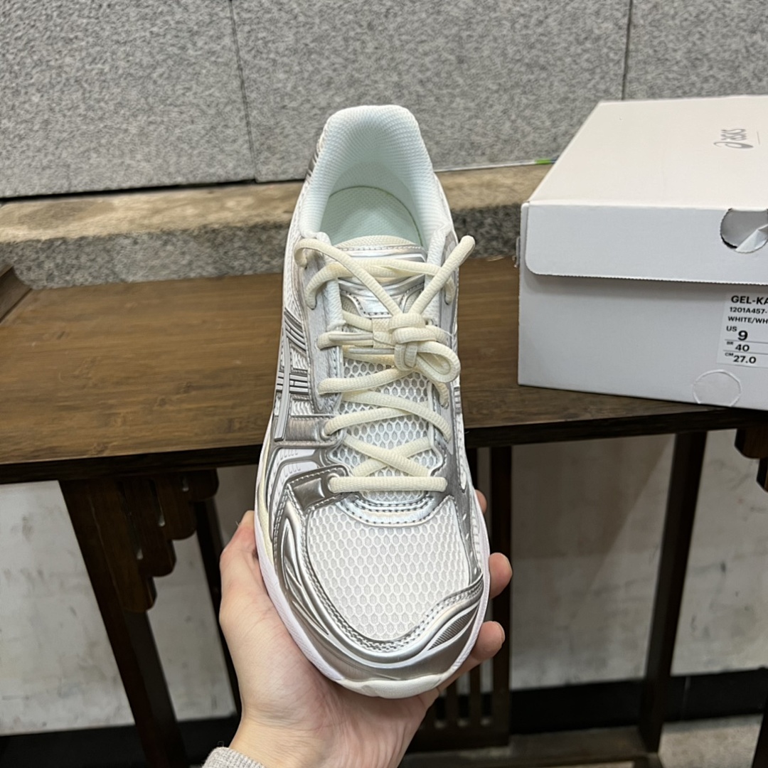 ASICS Gel-Kayano 14 JJJJound Silver White 1201A457-100 - Image 8