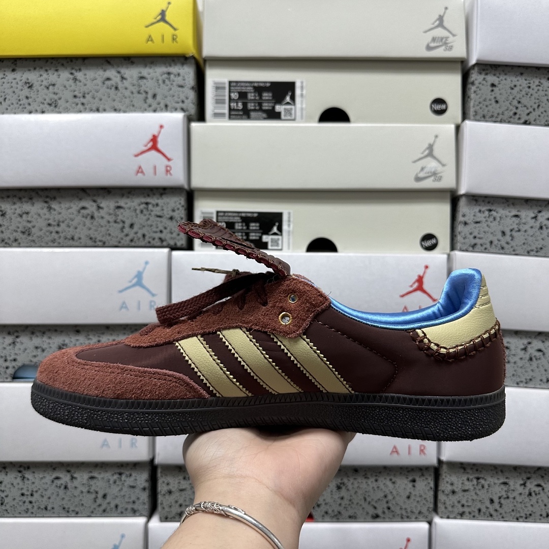 Adidas Samba Nylon Wales Bonner Fox Brown IE0579 - Image 8