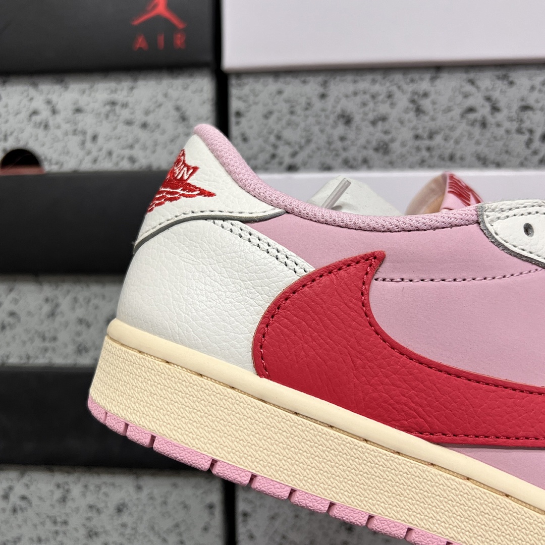 Nike Jordan 1 Retro Low OG SP Travis Scott Shy (Pink) - Image 7