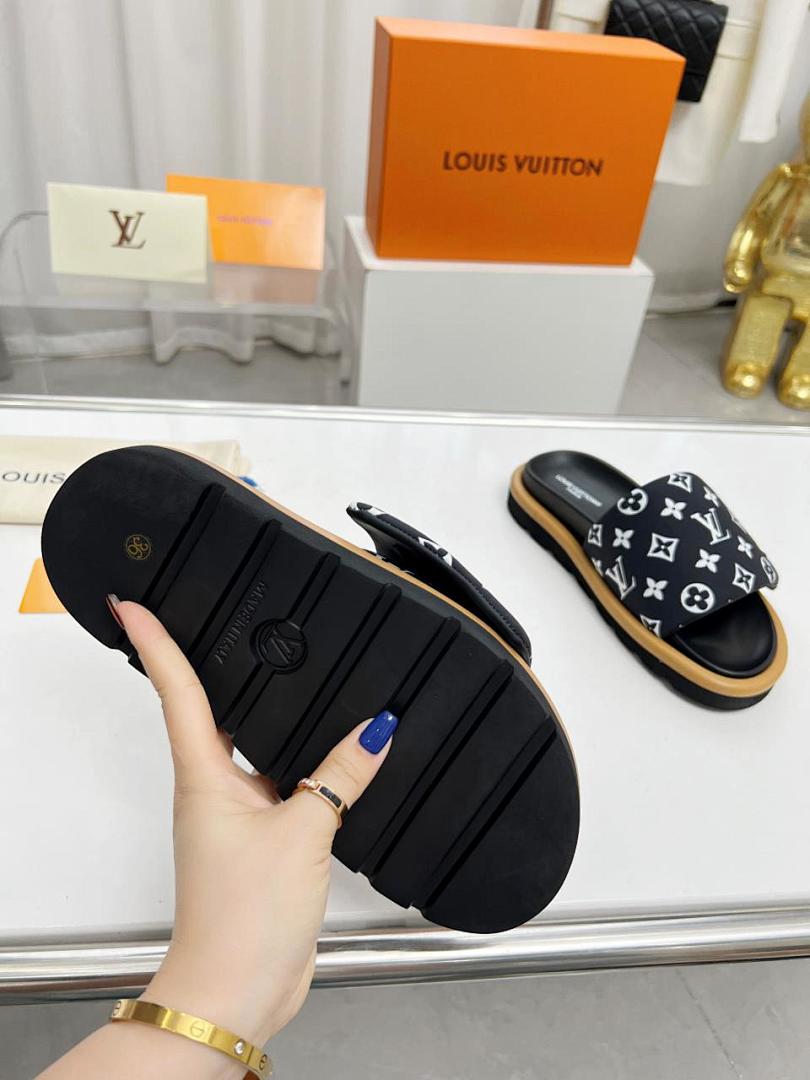 Louis Vuitton Velcro Slippers - Image 3