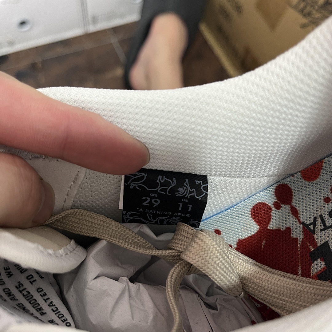 Bape A Bathing Ape Bape Sta Paint (Beige) - Image 4