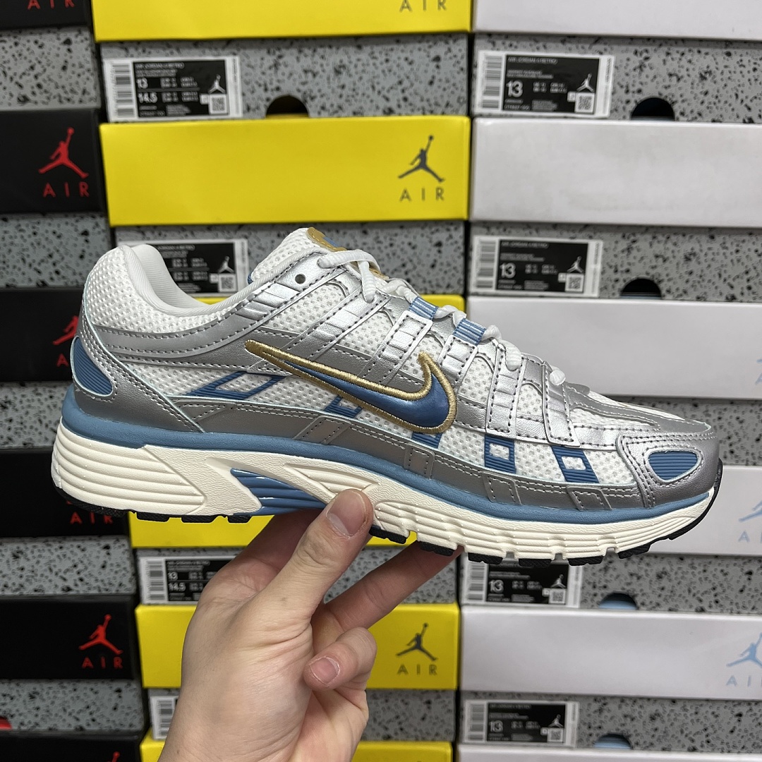 Nike P-6000 Metallic Silver Aegean Storm HJ7246-100 - Image 2
