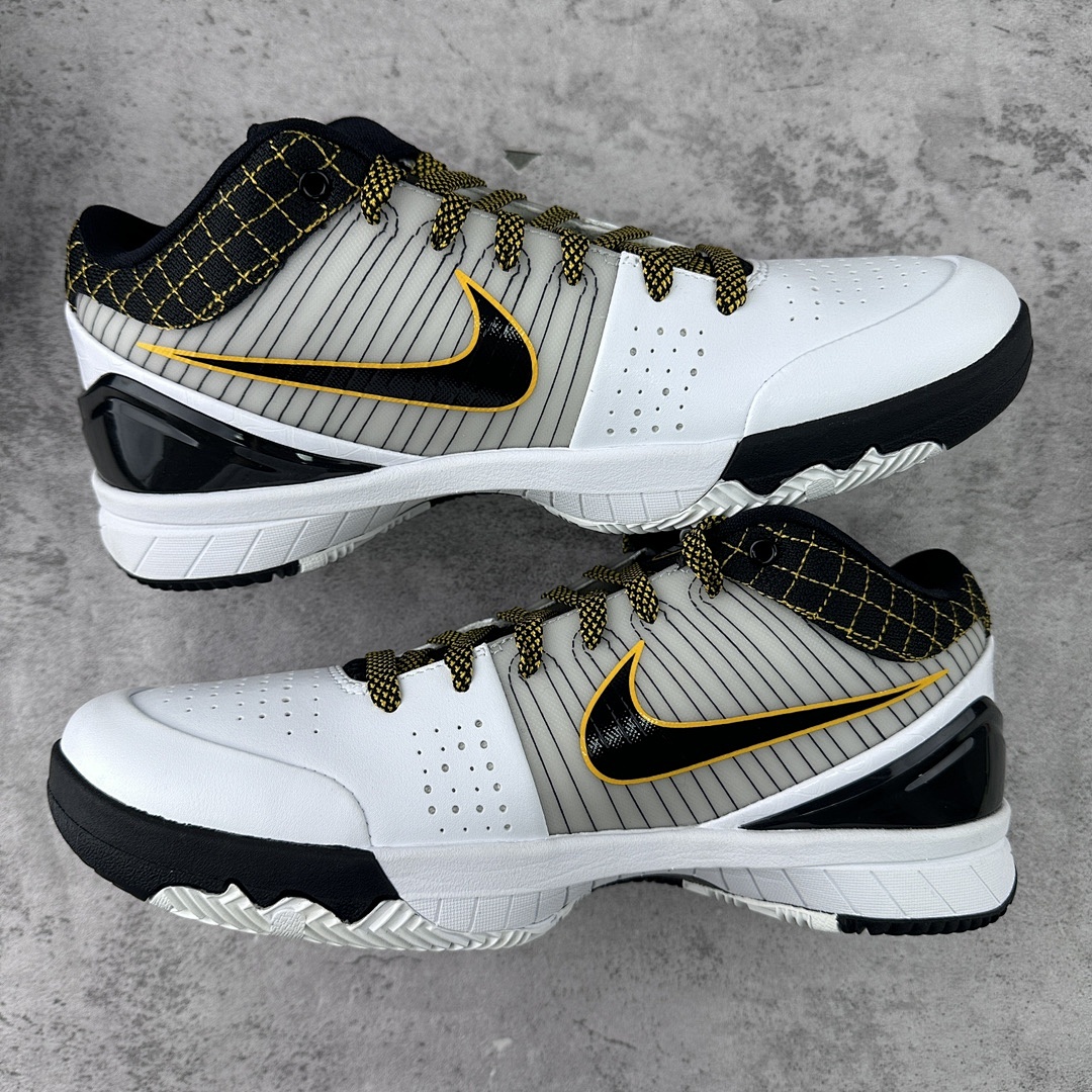 Nike Kobe 4 Protro White Black Del Sol ZK4 - Image 9
