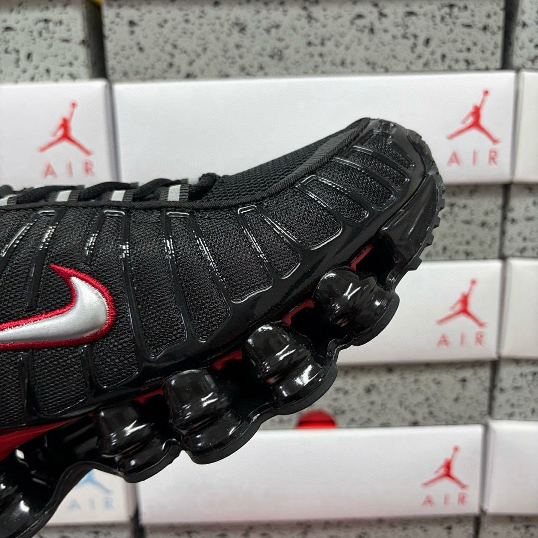 Nike Shox TL Black University (Red) - Image 6
