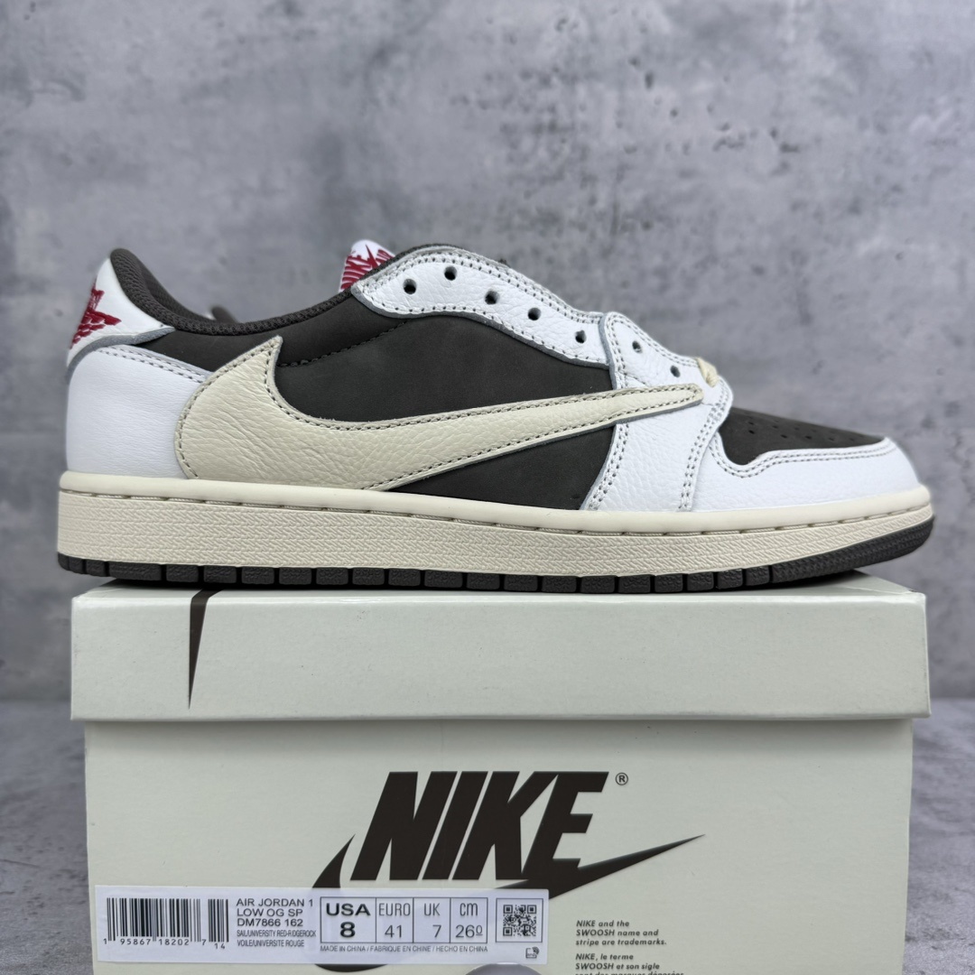 Chanel Jordan 1 Retro Low OG SP Travis Scott Reverse (Mocha) - Image 10