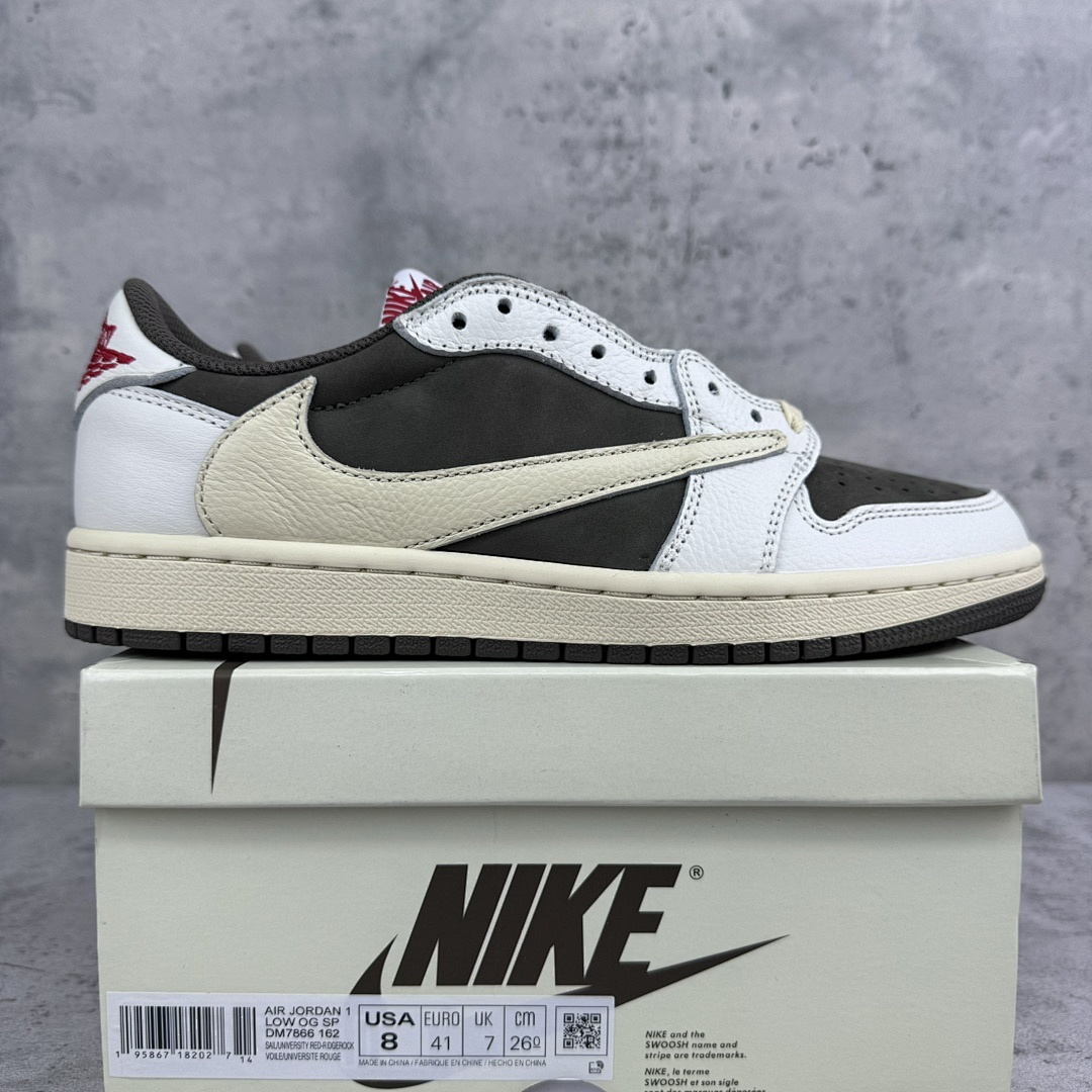 Chanel Jordan 1 Retro Low OG SP Travis Scott Reverse (Mocha)