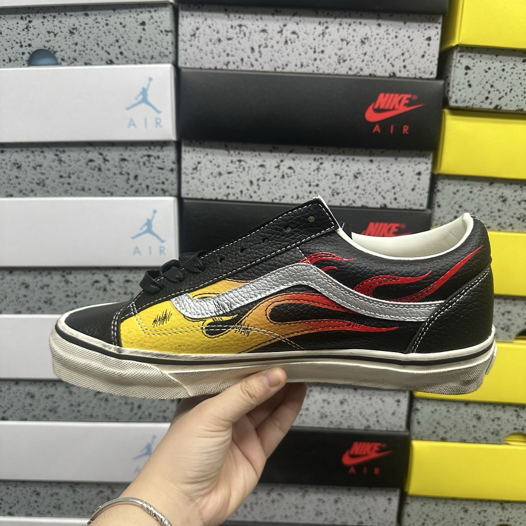 Vans LX Old Skool Archive Flame Black V - Image 9