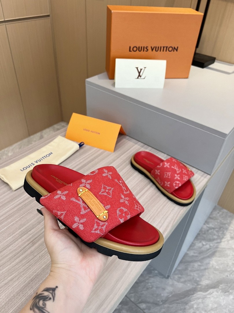 Louis Vuitton Velcro Slippers - Image 4