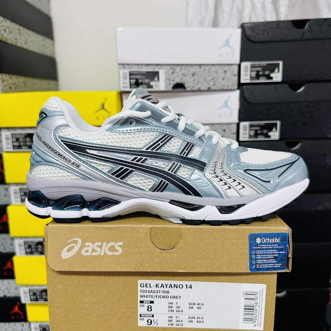 ASICS Gel-Kayano 14 White Fjord Grey 1203A537-106