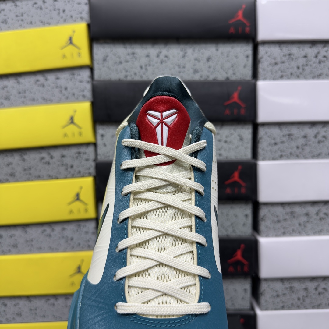 Nike Kobe 5 Protro Caitlin Clark Coconut Milk Spruce - Image 4