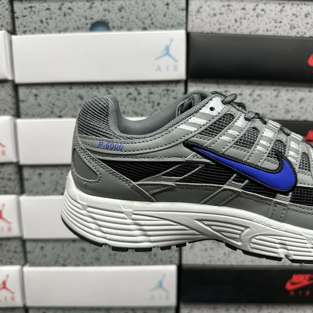 Nike P-6000 Smoke Grey Racer (Blue) - Image 6