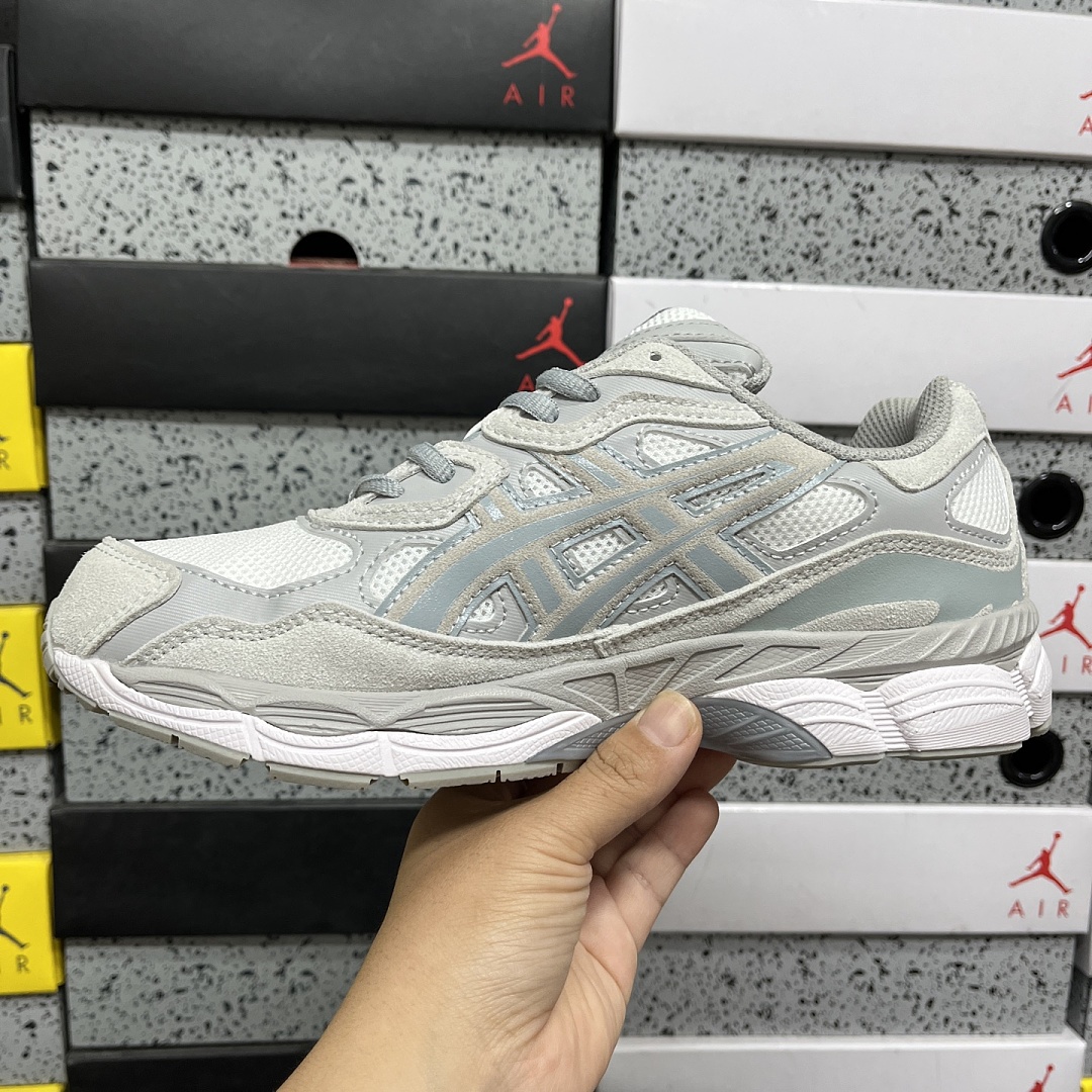 ASICS Gel-NYC Cream Cloud Grey 1203A663-101 - Image 3