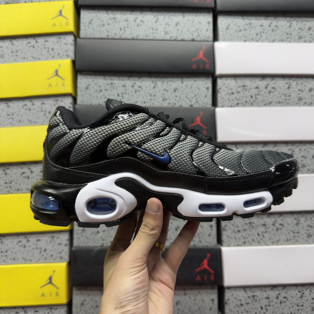 Nike Air Max Plus White Black Racer (Blue) - Image 2