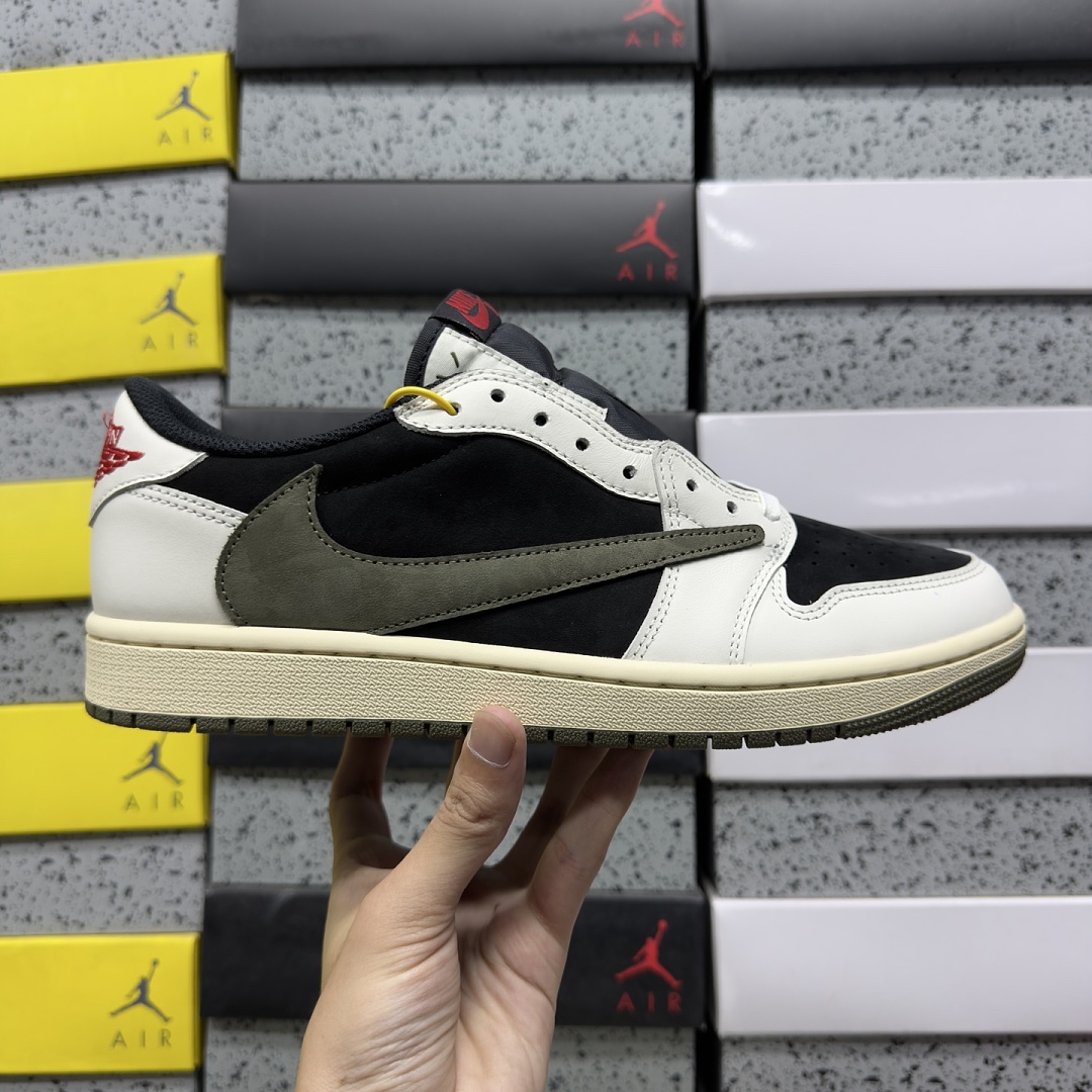 Nike Jordan 1 Retro Low OG SP Travis Scott (Olive) - Image 7