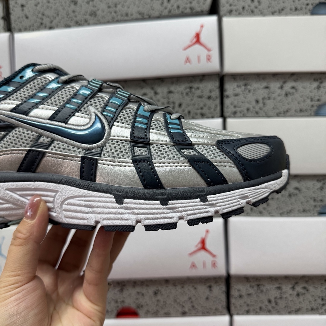Nike P-6000 Armory Navy Flat (Silver) - Image 5