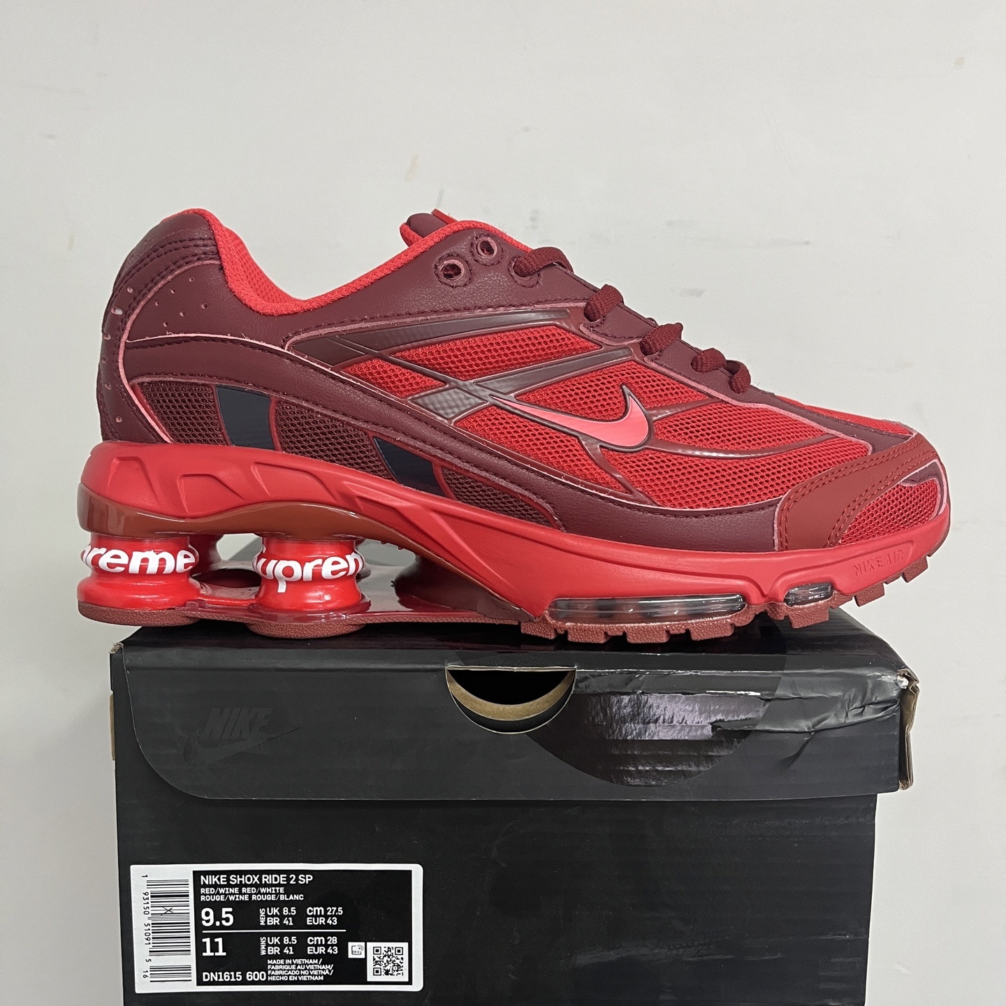 Nike Shox Ride 2 Supreme (Red) - Image 11