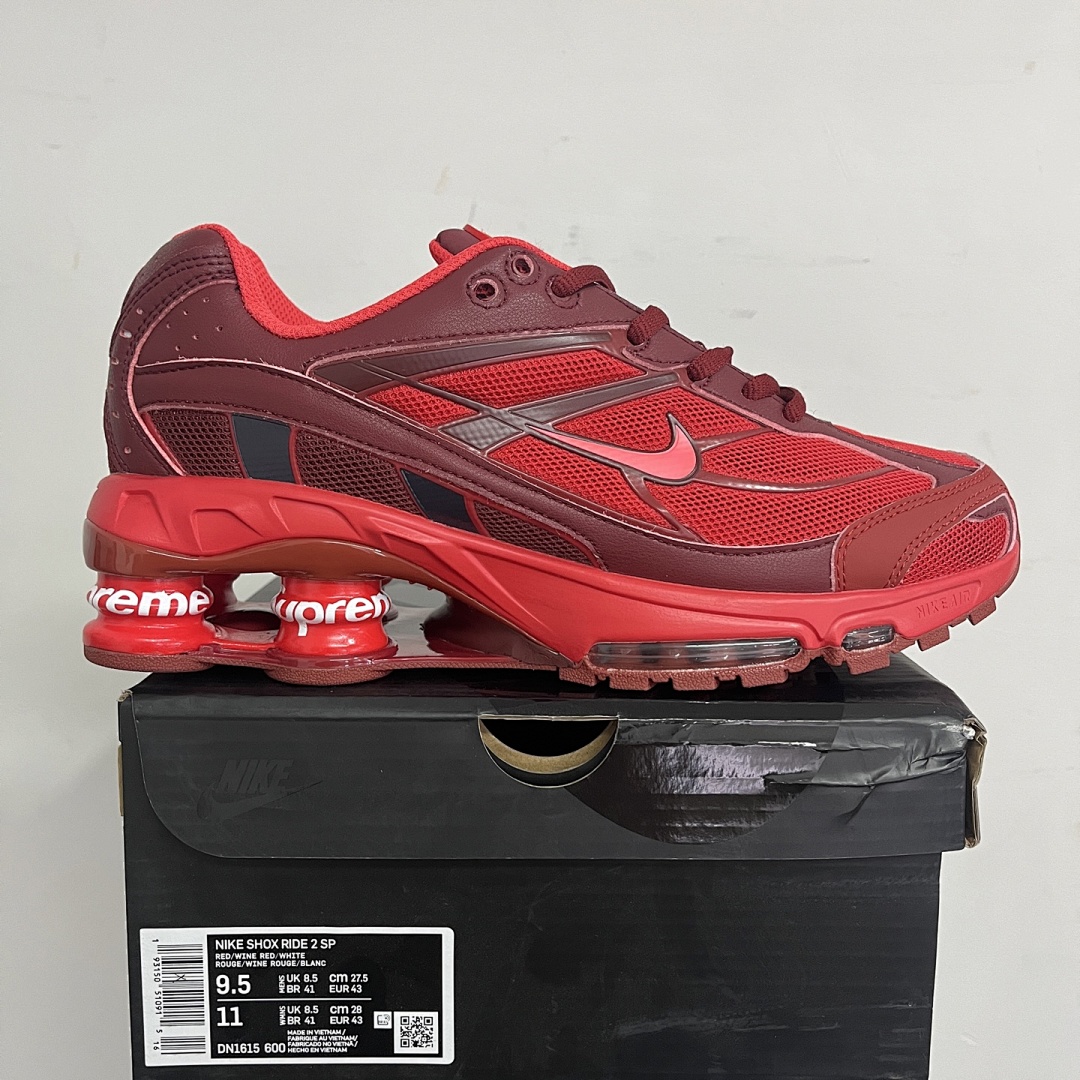 Nike Shox Ride 2 Supreme (Red)