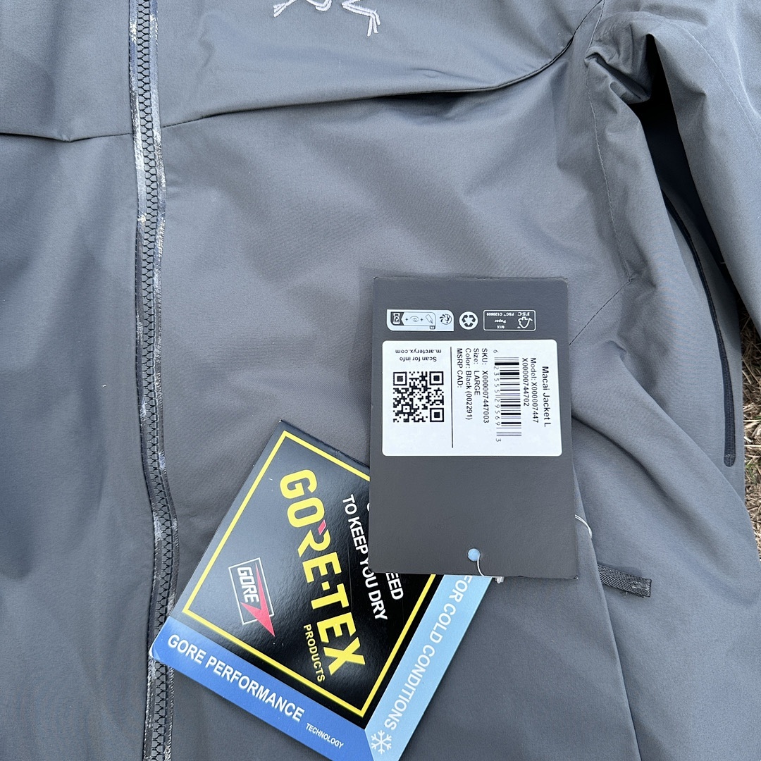 Arc'teryx Macai Jacket Black Sea Blue SIZE: XL - Image 19