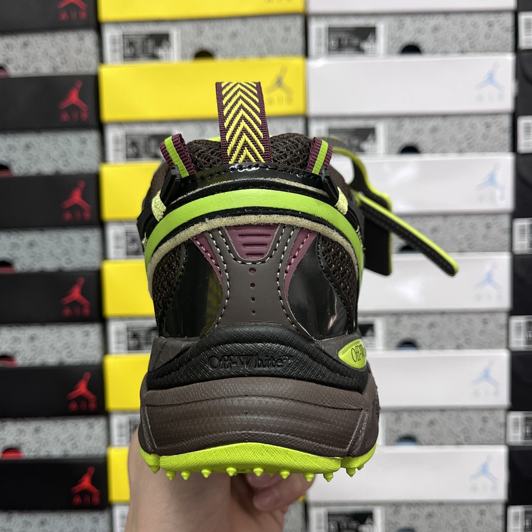Off-White Be Right Back (Black Chocolate Brown Green) - Image 6