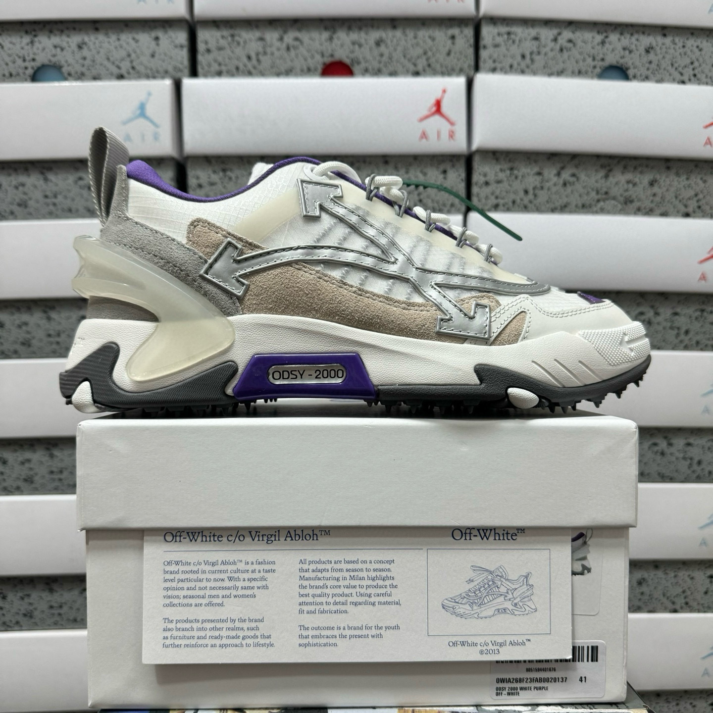 Off-White ODSY-2000 Sneaker (White Purple) - Image 11