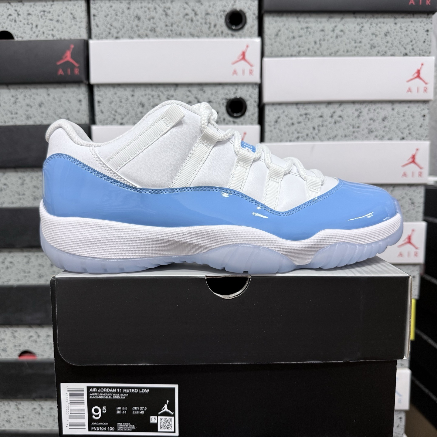 Nike Jordan 11 Retro Low University (Blue) - Image 11