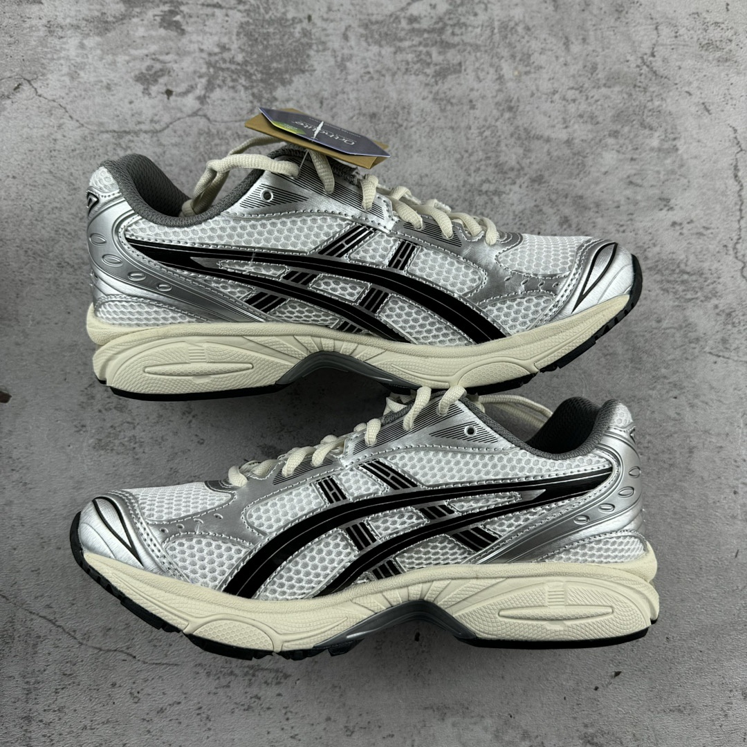 ASICS Gel-Kayano 14 JJJJound Silver Black 1201A457-101 - Image 2