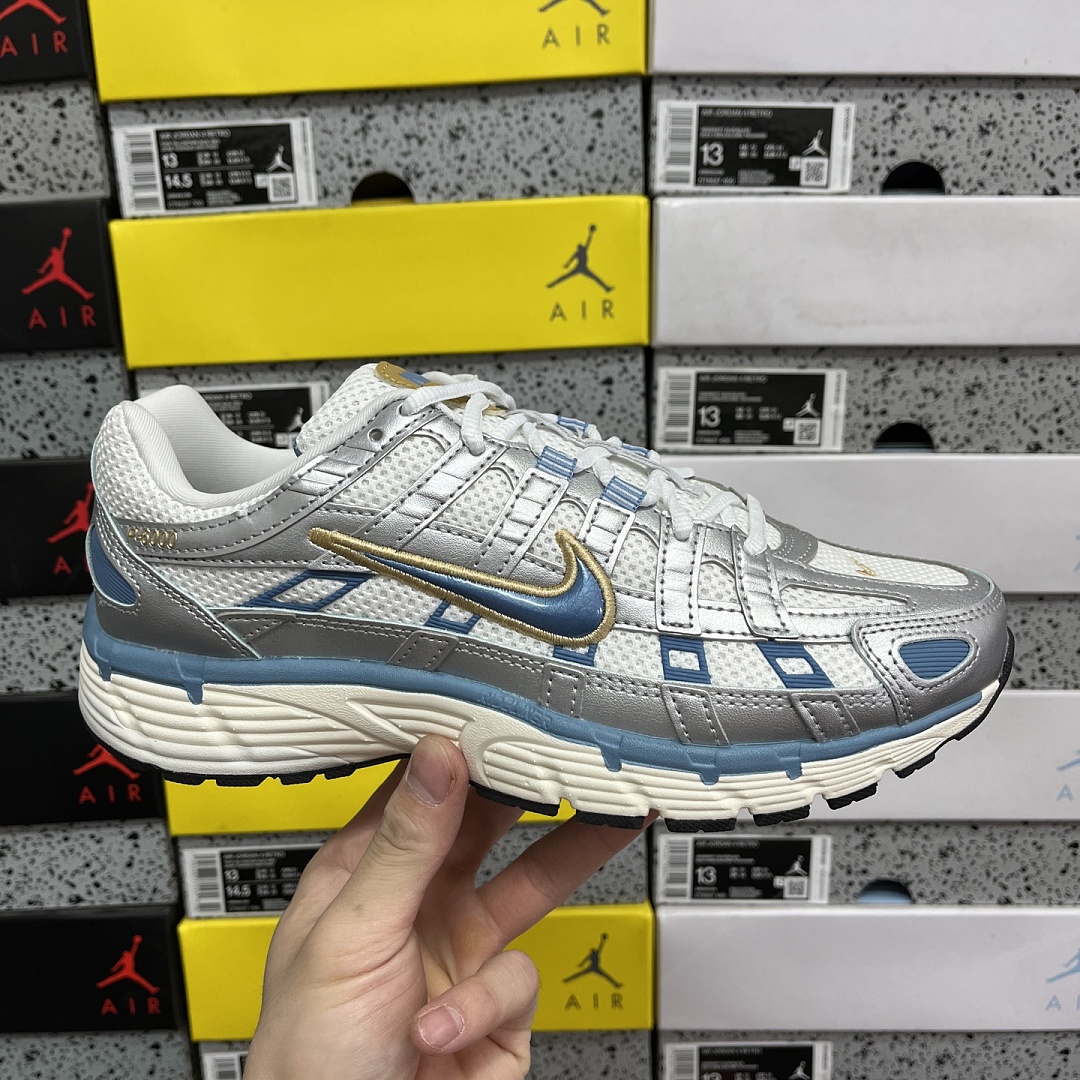 Nike P-6000 Metallic Silver Aegean Storm HJ7246-100 - Image 5