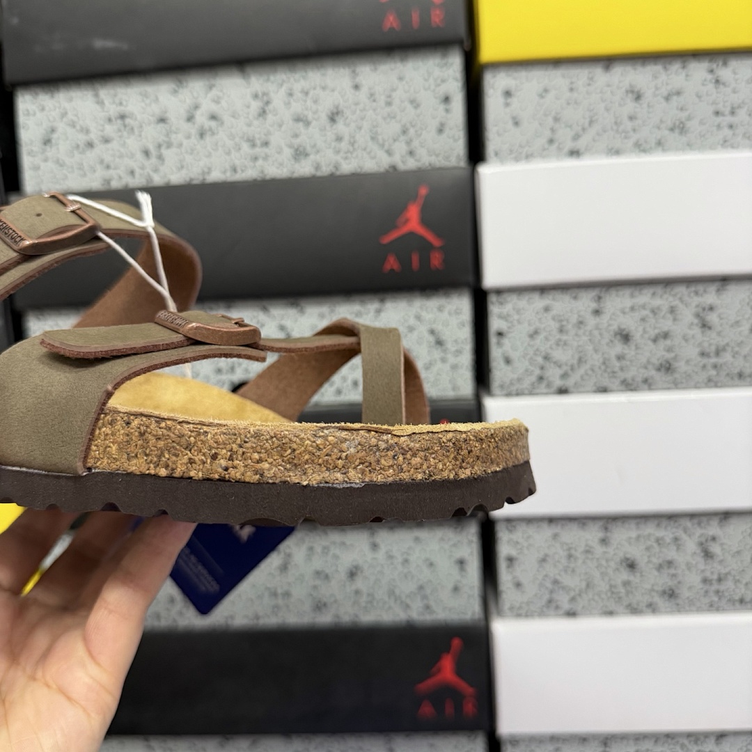 Birkenstock Birken Arizona Birkibuc Double Buckle Flip Flops - Image 2
