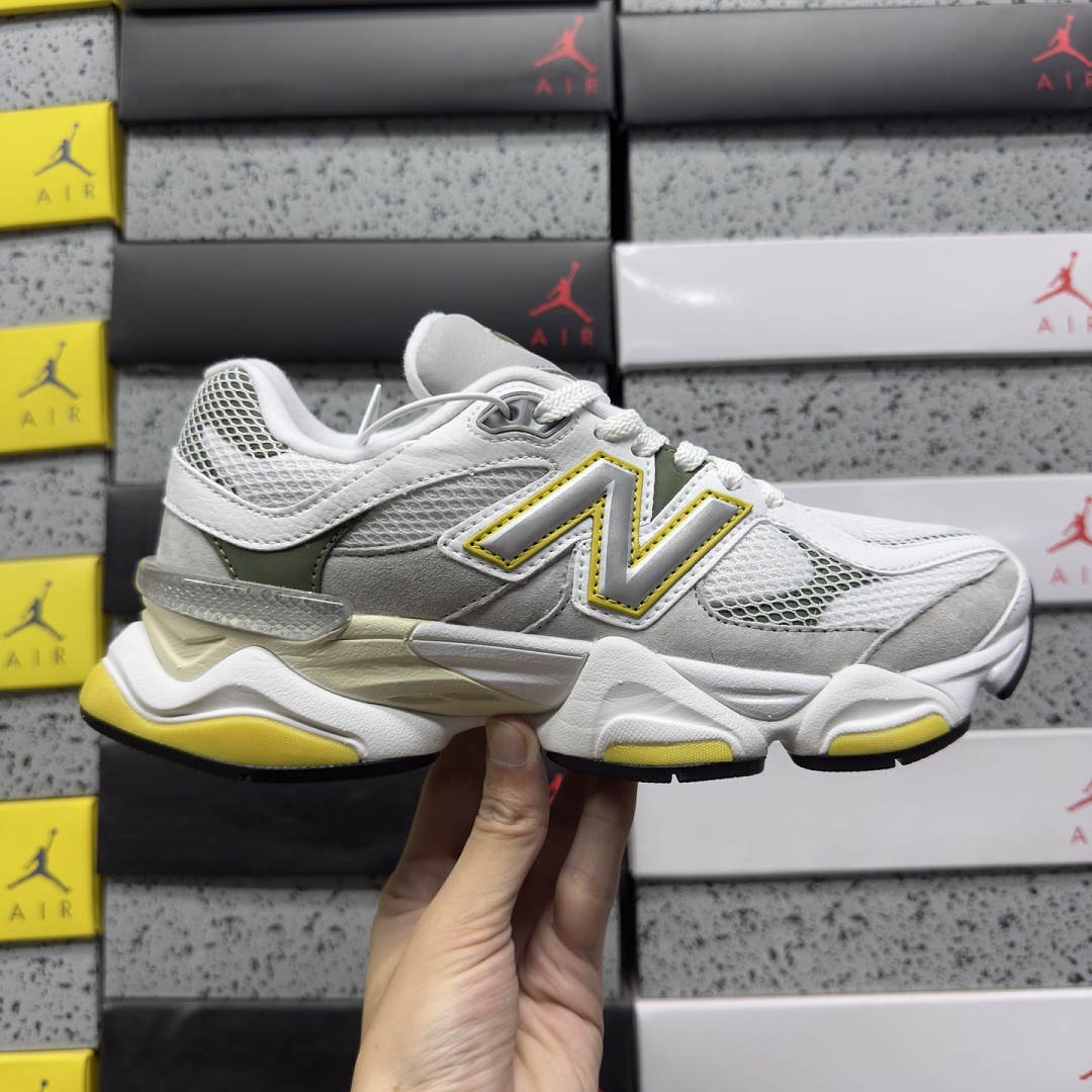 New Balance 9060 White Apollo (Gold) - Image 3