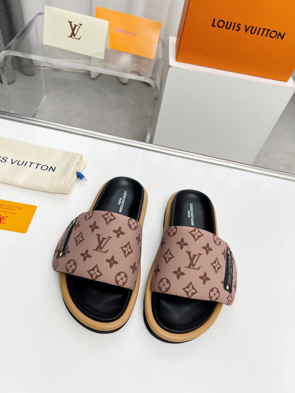 Louis Vuitton Velcro Slippers - Image 9