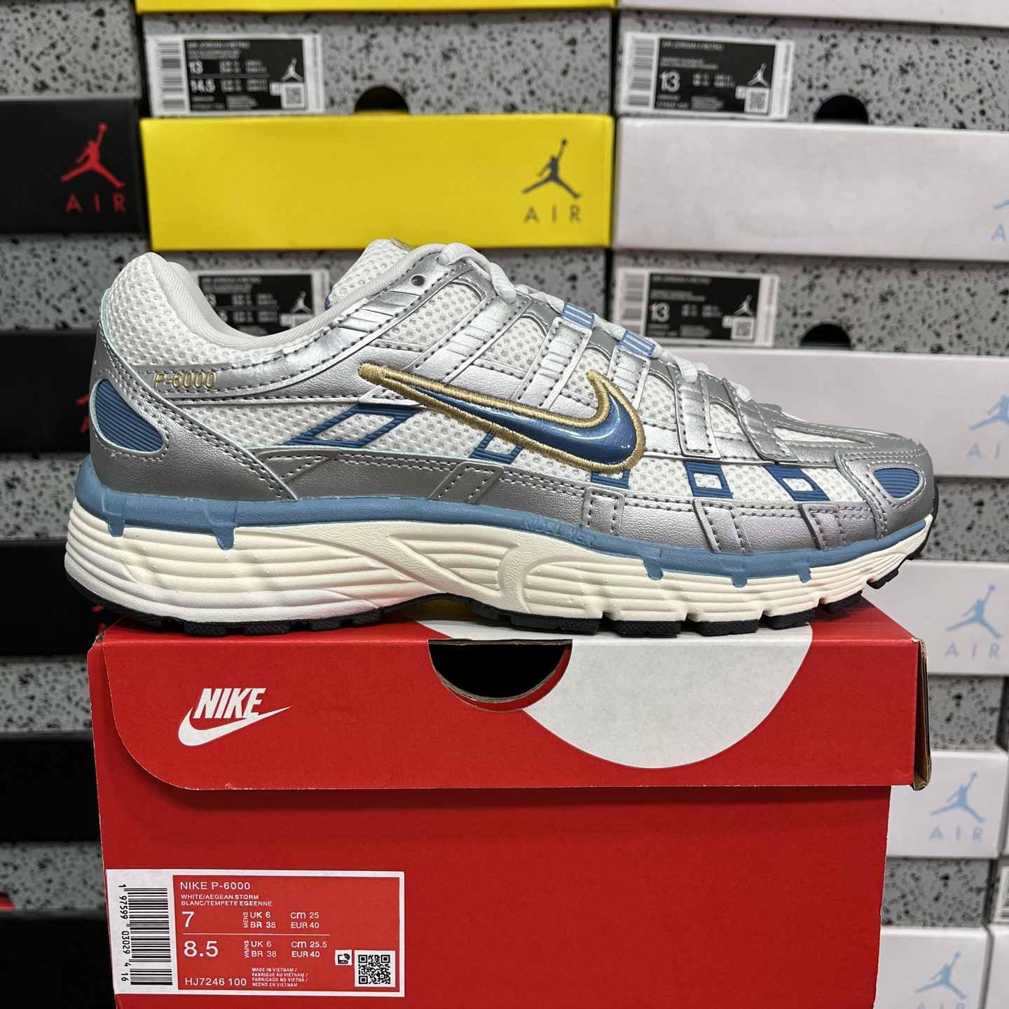 Nike P-6000 Metallic Silver Aegean Storm HJ7246-100 - Image 10
