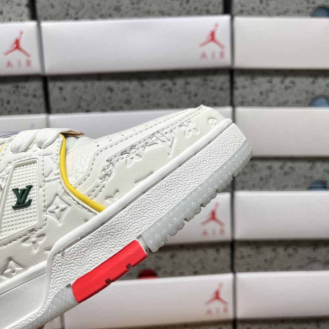 Louis Vuitton Trainer WHITE/YELLOW (White Yellow) - Image 4
