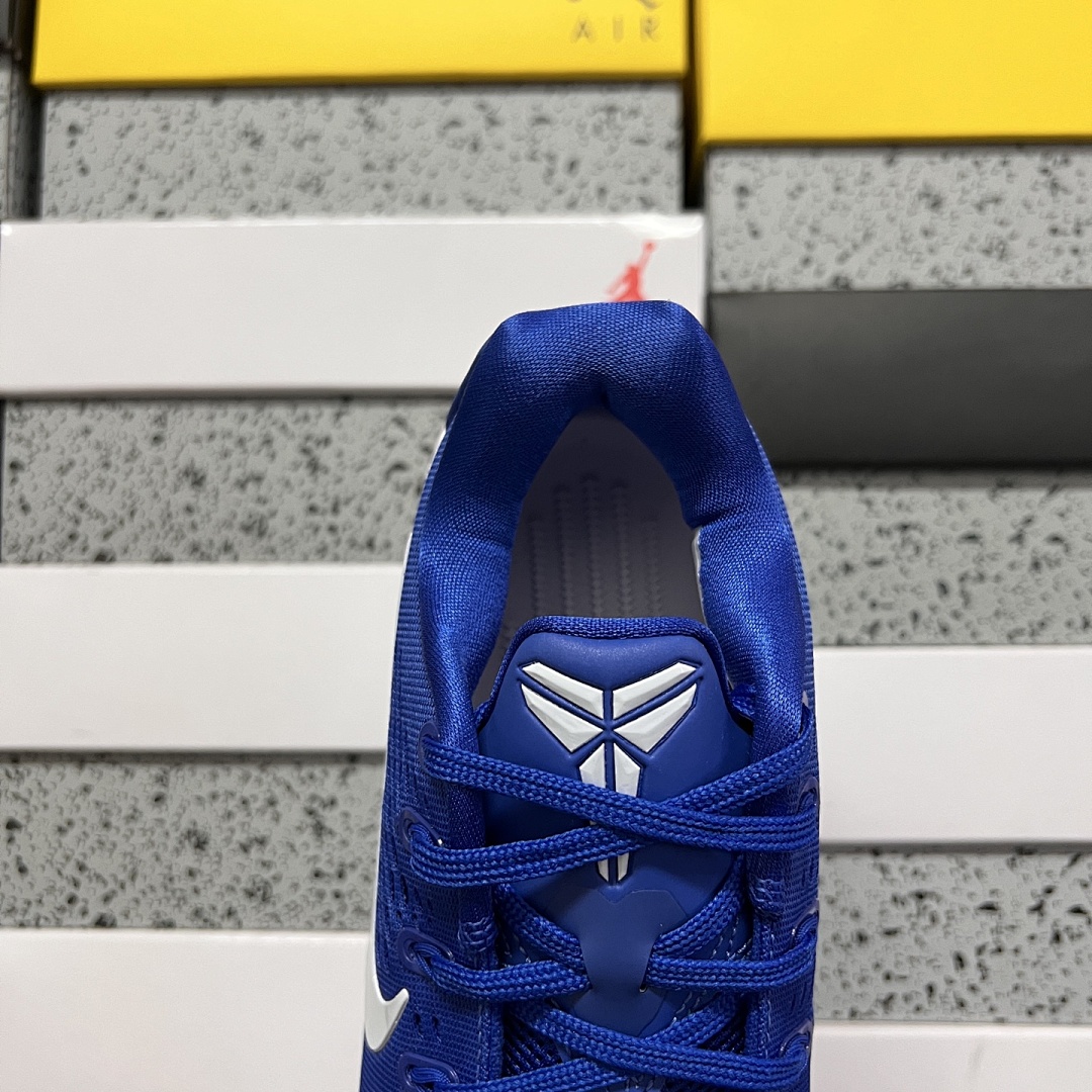 Nike Kobe 9 Elite Low EM Protro Game Royal ZK9 (Blue White) - Image 8