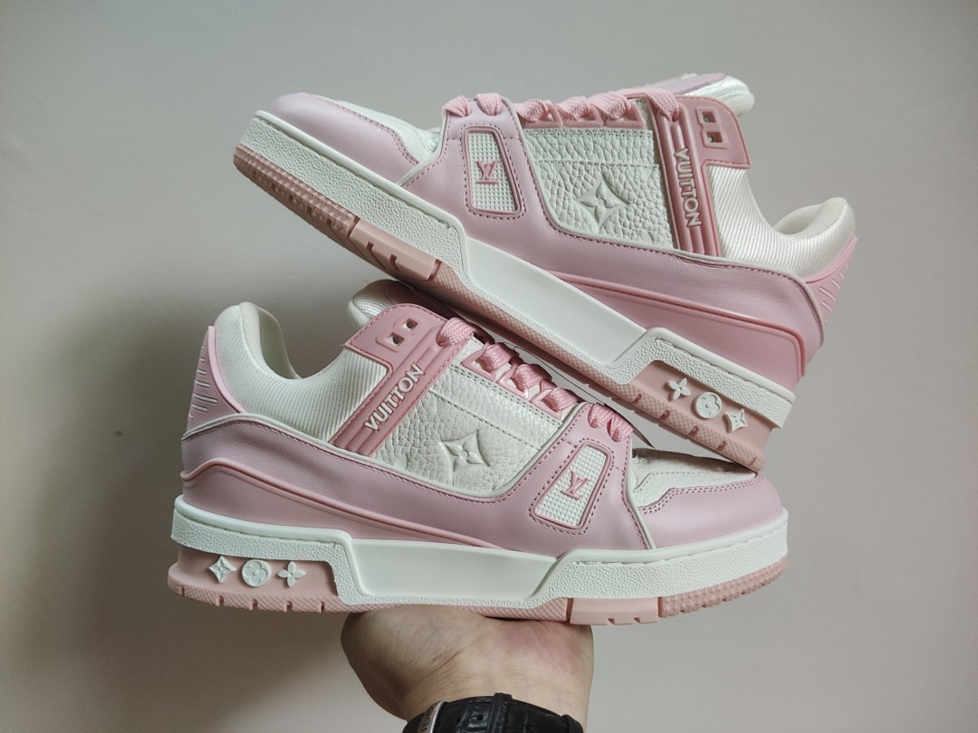 Louis Vuitton LV Trainer Pink Rose