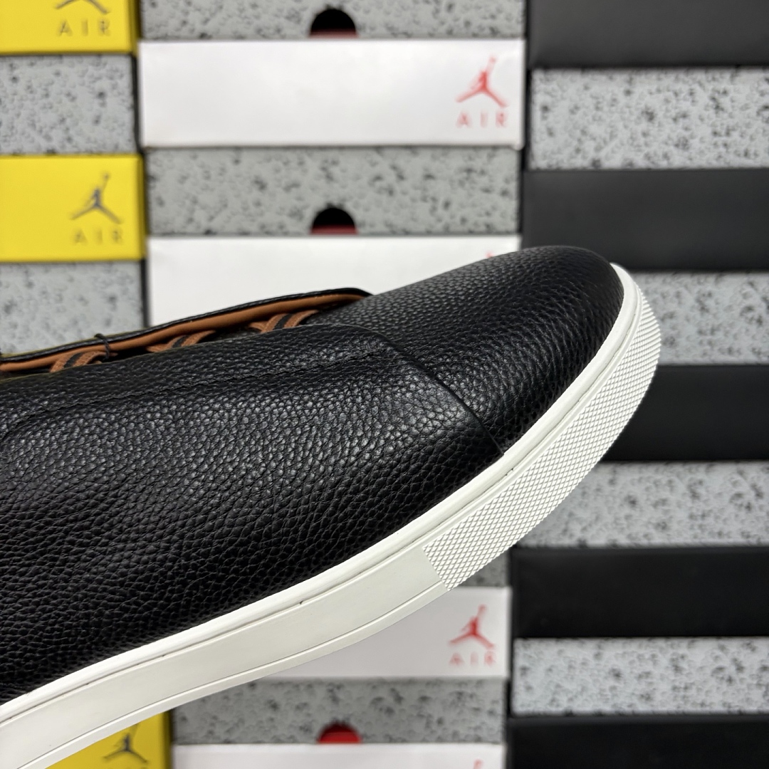 Zegna Deerskin Triple Stitch (White Black Brown) - Image 5