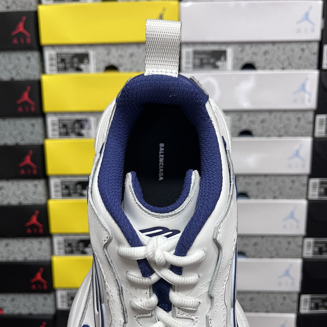 Balenciaga Monday Shoe IN Navy/White 16 Gen (White Blue) - Image 7