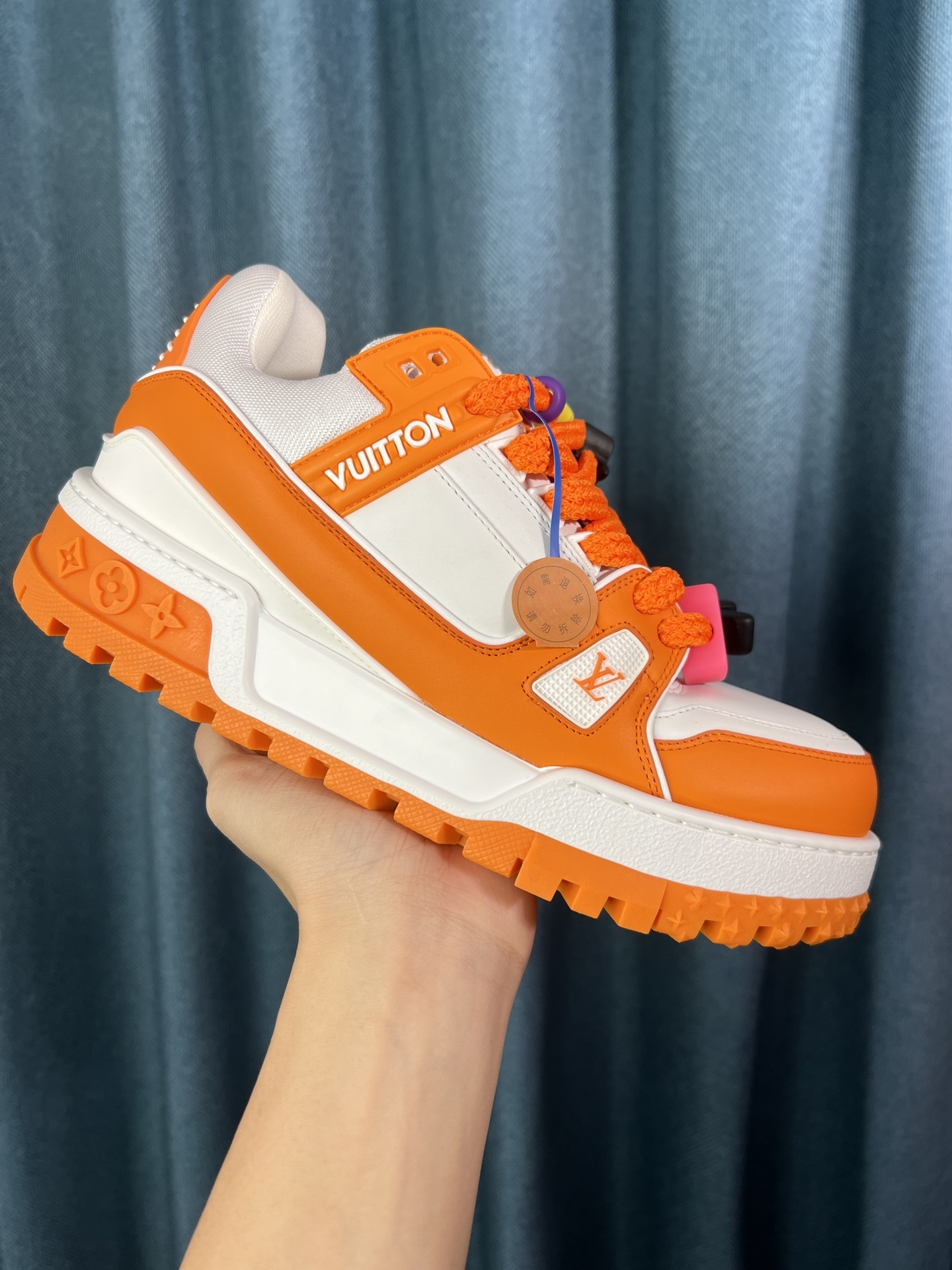 Louis Vuitton LV Trainer Maxi (Orange) - Image 8
