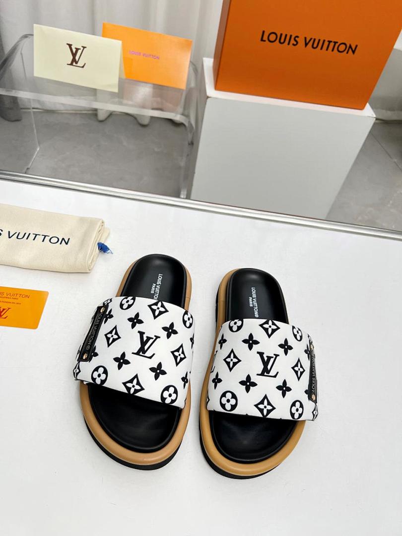 Louis Vuitton Velcro Slippers