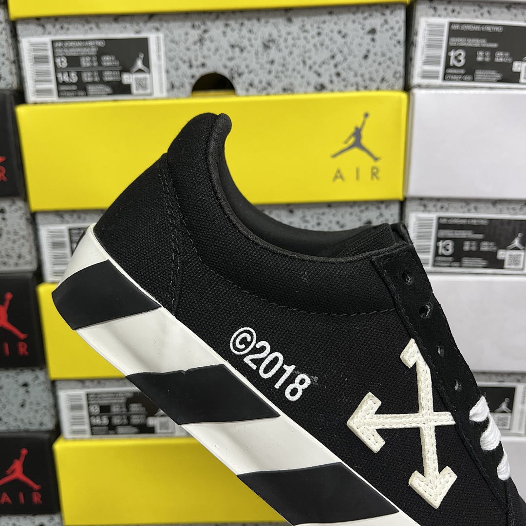 Off-White Abloh Vulc Low Top (Black) - Image 8
