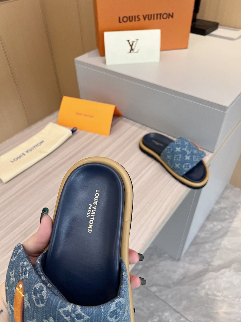 Louis Vuitton Velcro Slippers - Image 3