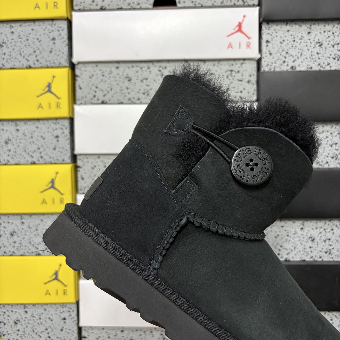 UGG Classic 3352 Buckle Mid Black -6422 - Image 5
