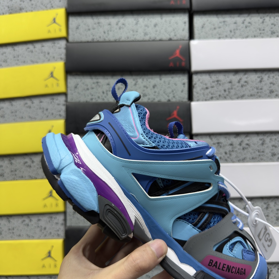Balenciaga BLCG Track 4162 (Blue Purple) - Image 3