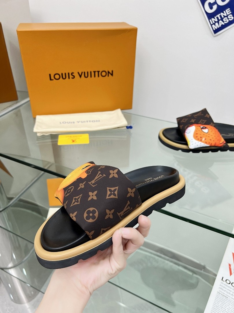 Louis Vuitton Velcro Slippers - Image 5