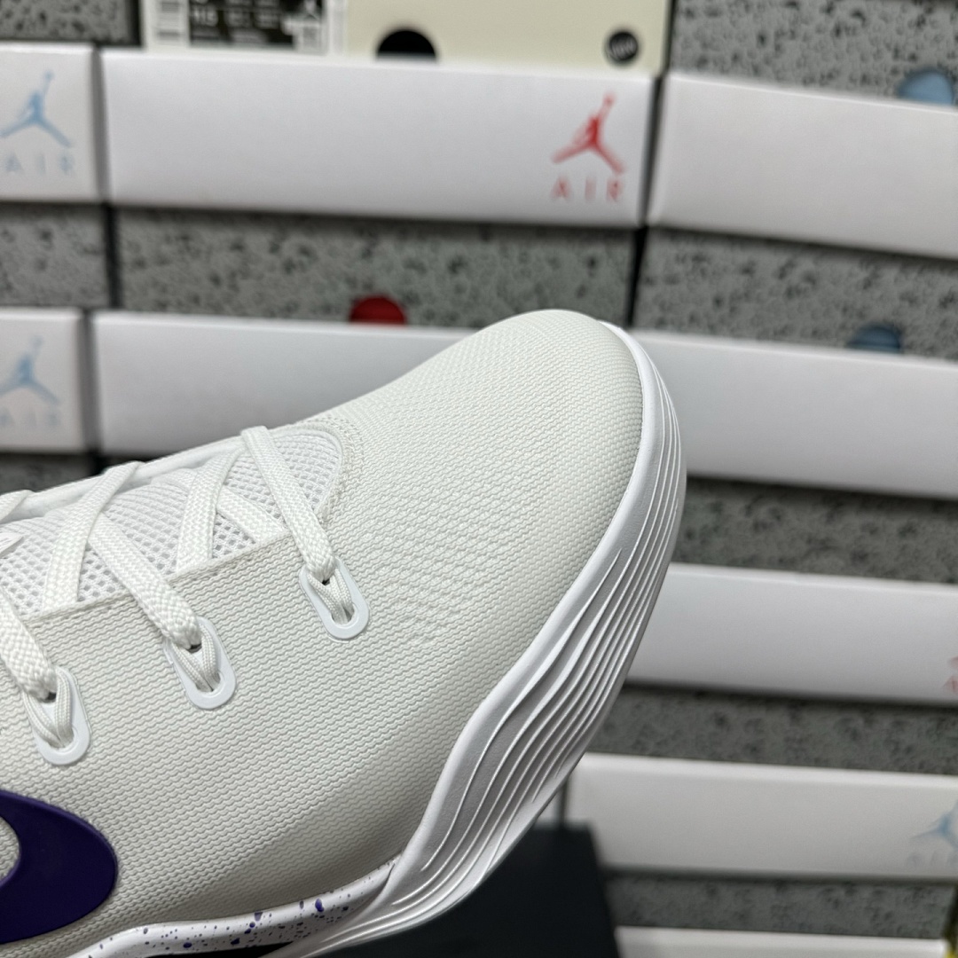Nike Kobe 9 Elite Low EM Protro White Court Purple ZK9 - Image 7