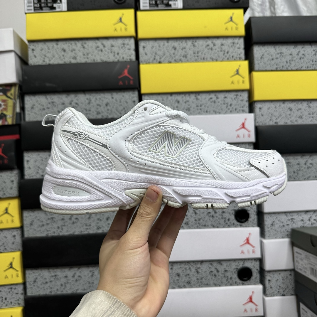 New Balance 530 (White Silver) - Image 6