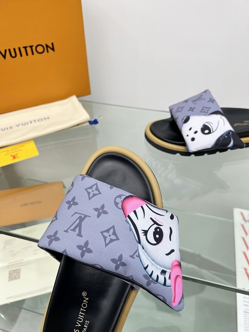 Louis Vuitton Velcro Slippers - Image 3